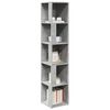 vidaXL Corner Cabinet Concrete grey Engineered wood