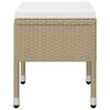 vidaXL Dining Set Beige, Cream White