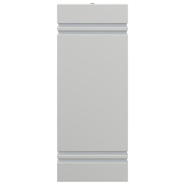 vidaXL Outdoor Wall Light Set of 2 Silver