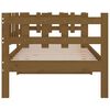 vidaXL Day Bed Honey Brown Solid Pine Wood Single