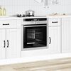 vidaXL Oven Cabinet White Engineered Wood Compact Adjustable Feet