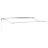 vidaXL Awning Frame White 3.5 x 2 m Metal