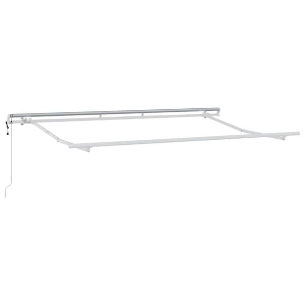 vidaXL Awning Frame White 3.5 x 2 m Metal