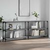vidaXL Console Table Grey sonoma Engineered wood, metal Large
