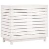 vidaXL Laundry Basket White 34.8"x17.3"x29.9" Solid Wood Pine
