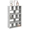 vidaXL Bookcase Concrete grey Engineered wood Large Bookcase