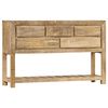 vidaXL Sideboard Natural Solid Mango Wood Medium Sideboard Rectangular