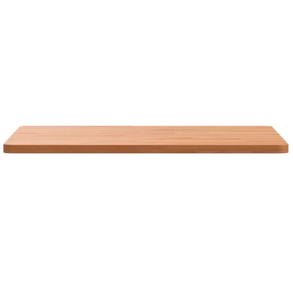 vidaXL Table Top Natural Beech Solid Beech Wood 19.7 x 19.7 in