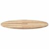 vidaXL Table Top Natural Acacia Solid acacia wood 31.5 in diameter
