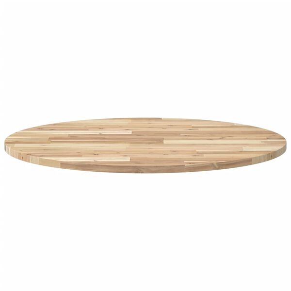 vidaXL Table Top Natural Acacia Solid acacia wood 31.5 in diameter