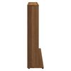 vidaXL CD Cabinet Brown Oak Engineered Wood