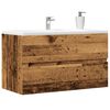 vidaXL Sink Cabinet Old wood Engineered wood Standard Sink Cabinet