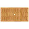 vidaXL Garden Dining Set 9 pcs Brown Solid Acacia Wood