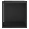 vidaXL Side Table Black Engineered wood Compact Corner Side Table