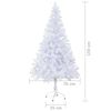 vidaXL Artificial Pre-lit Christmas Tree with Ball Set 59.1" 380 Branches