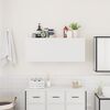 vidaXL Bathroom Wall Cabinet White Engineered Wood