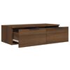 vidaXL Wall Cabinet Brown Oak Engineered Wood Standard Wall Cabinet