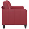 vidaXL 2-seater Sofa Wine Red Faux leather 2-seater Stylish Design