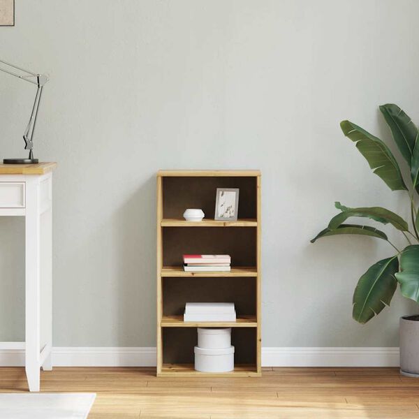 vidaXL Side Cabinet Honey Solid pine wood with engineered wood