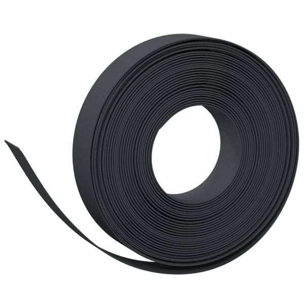 vidaXL Garden Edgings 5 pcs Black 32.8' 3.9" Polyethylene