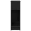 vidaXL Bedside Cabinet Black Oak Engineered Wood Compact Bedside Cabinet