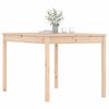 vidaXL Garden Table Natural Solid Pine Wood Medium Durable