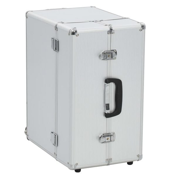 vidaXL Pilot Trolley 18.5"x15.4"x10.6" Silver Aluminum
