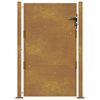 vidaXL Garden Gate 39.4x49.2" Corten Steel