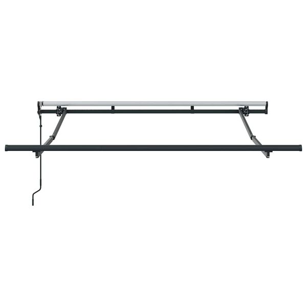 vidaXL Awning Frame Retractable Anthracite 8.20 x 6.56 ft Metal