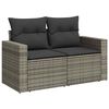 vidaXL Garden Sofa Set Grey