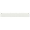 vidaXL Planter White Cold-rolled steel Large Durable Planter