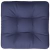 vidaXL Pallet Cushion Navy Blue 100% Polyester 20x20 in