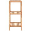 vidaXL Bathroom Shelf Walnut Solid walnut wood Medium Bathroom Shelf