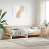 vidaXL Day Bed Natural Pine Solid pine wood 2 x 35.4 x 74.8 in