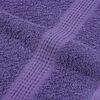 vidaXL Hand Towel Set of 10 Purple 100% Cotton 19.7 x 39.4 in
