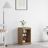 vidaXL LED Sideboard Artisan Oak 16.14 x 14.57 x 26.38 in