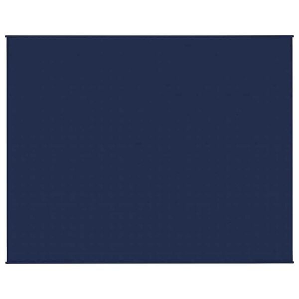 vidaXL Weighted Blanket Blue Cotton 92.5 x 114.2 in