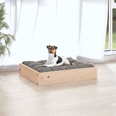 vidaXL Dog Bed 20.3"x17.3"x3.5" Solid Wood Pine