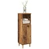 vidaXL Bathroom Cabinet Old wood Engineered wood, solid eucalyptus wood