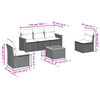 vidaXL Garden Sofa Set Grey, Dark Grey