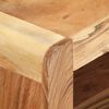 vidaXL TV Cabinet Natural Wood Solid Acacia Wood Adjustable Length