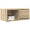 vidaXL TV Cabinet Set of 2 Sonoma Oak Engineered Wood