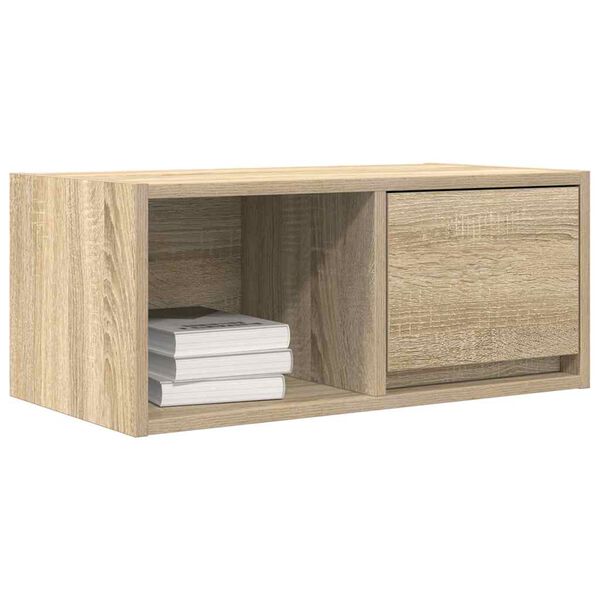 vidaXL TV Cabinet Set of 2 Sonoma Oak Engineered Wood