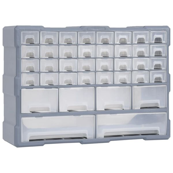 vidaXL Multi-drawer Organizer with 38 Drawers 20.5"x6.3"x14.8"