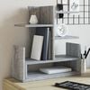 vidaXL Desk Organiser Grey Sonoma 19.3x7.9x20.7" Engineered wood