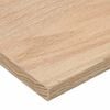 vidaXL Stair Tread Set of 12 Natural Oak Solid oak wood