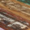 vidaXL Coffee Table Multicolor Solid reclaimed wood, powder-coated steel