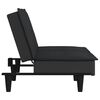 vidaXL Sofa Bed Black Fabric