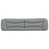 vidaXL Headboard Cushion Light grey 100% polyester Oversized
