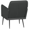 vidaXL Armchair Black Faux leather, metal, plywood Medium Durable